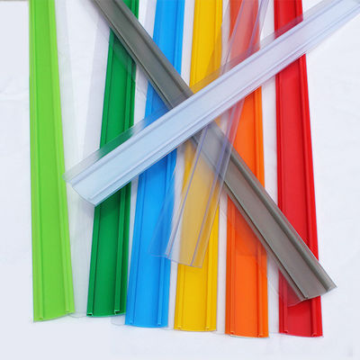 สายการอัดรีดโปรไฟล์ PVC โพลีไวนิลคลอไรด์โปร่งใส Data Strips สายการอัดรีด