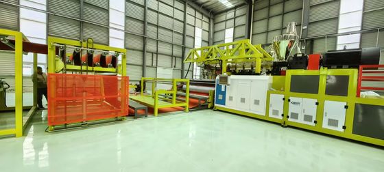 2 Extruders Co Extrusion TPE เครื่องยืดผ้าครอบด้วยความเร็วปรับ